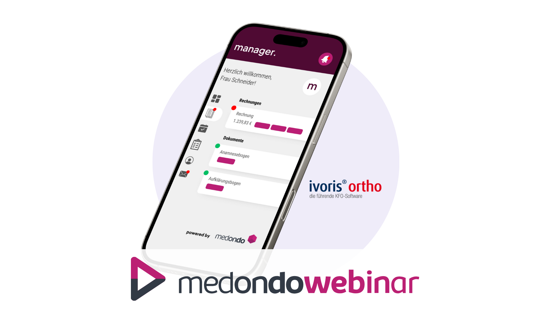 manager Webinar Digitale Rechnungen ivoris Quer