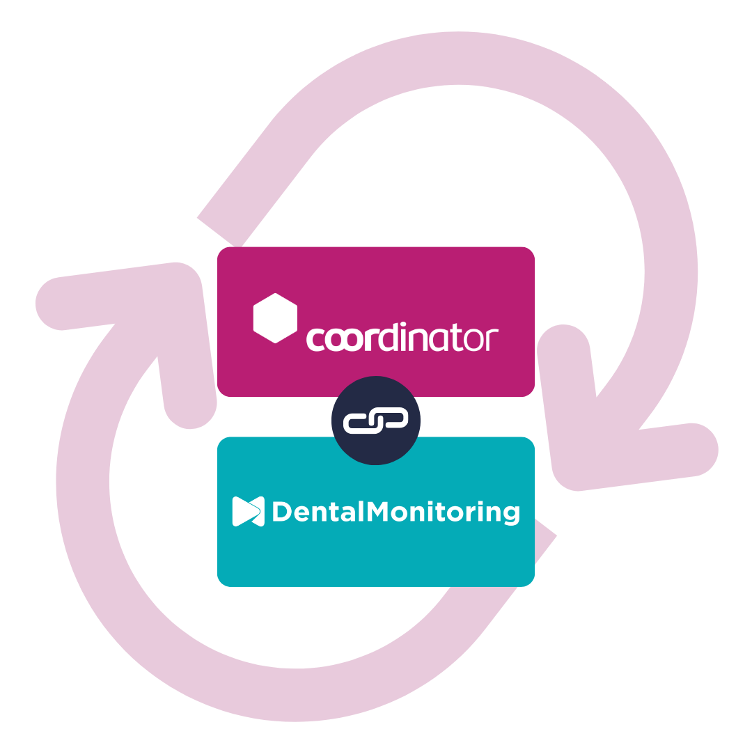 Schnittstelle medondo coordinator DentalMonitoring Schaubild