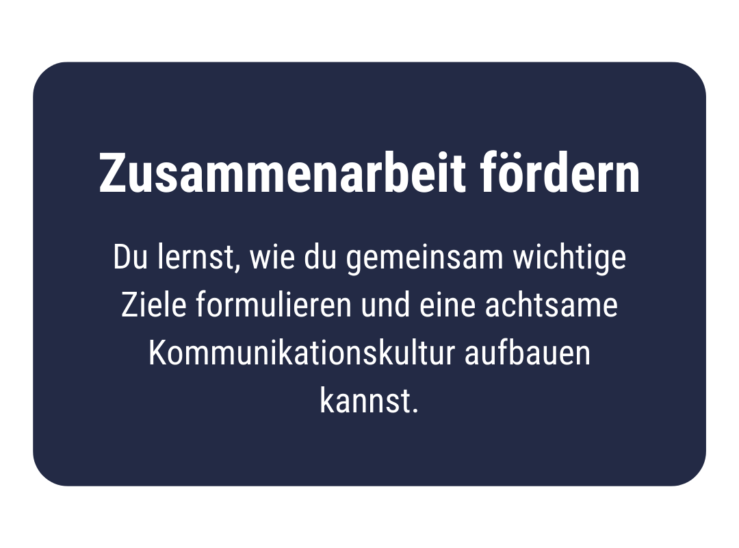 Zusammenarbeit fördern